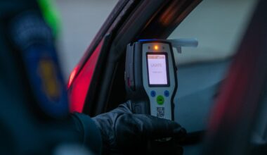 Kaune rajone girtas vairuotojas sužalojo policininką