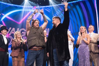 „Žvaigždžių duetų“ nugalėtojai – Dainotas Varnas ir Tadas Kanapeckas-Varkė Labdarkė