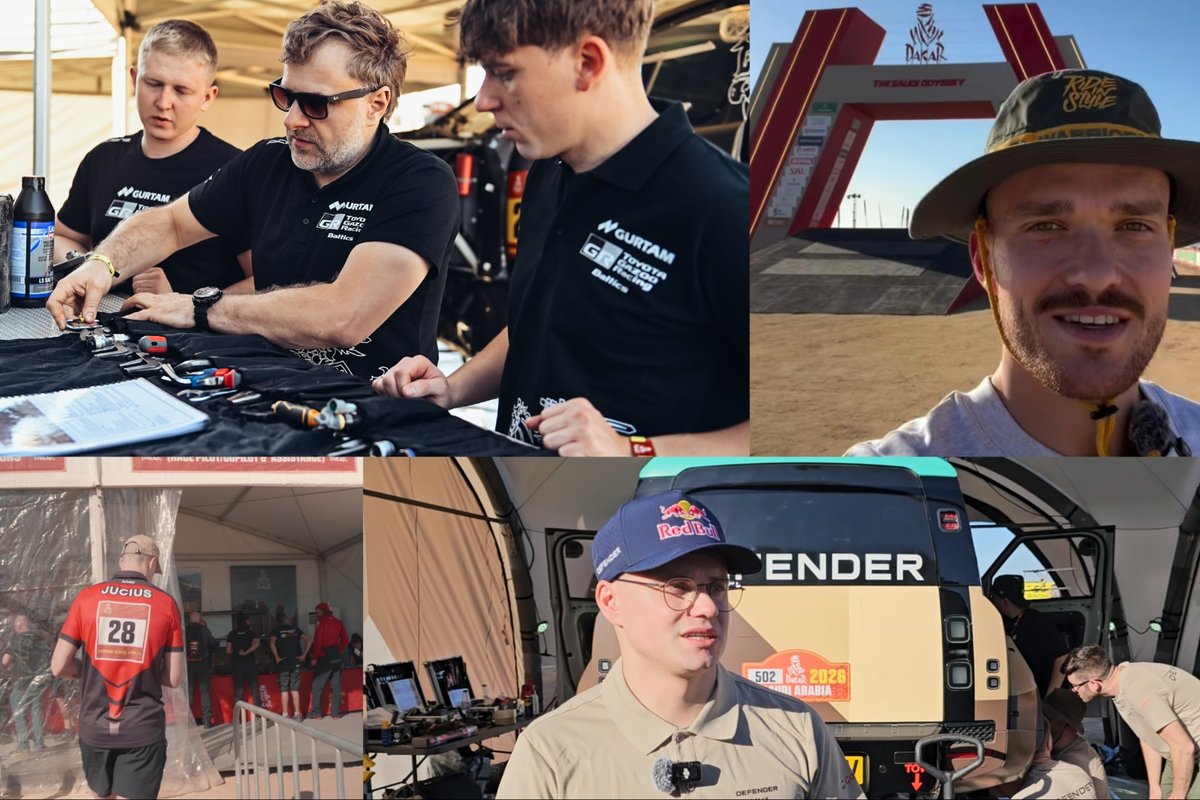 Pirmoji diena Saudo Arabijoje: ką pavyko nuveikti Dakaro lietuviams?