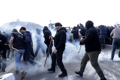 Per ūkininkų protestą Graikijoje prasiveržė smurtas