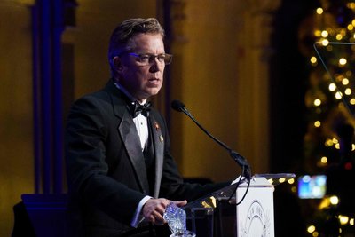 Respublikonas Andy Oglesas kalbėjo renginyje