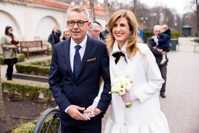 Arūnas Sakalauskas Bernardinų sode vedė savo mylimąją