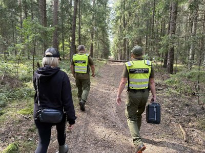 Miškininkų ir žurnalistų reidas