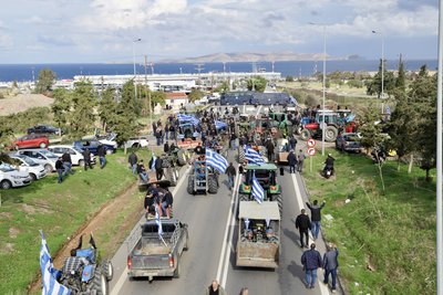 Per ūkininkų protestą Graikijoje prasiveržė smurtas