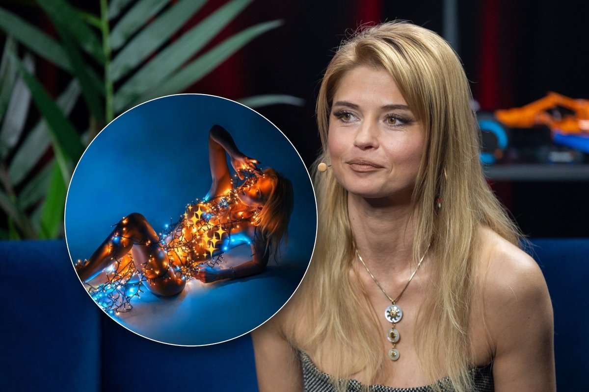 Jolanta Leonavičiūtė nuotraukoje kūną dengė tik girliandomis