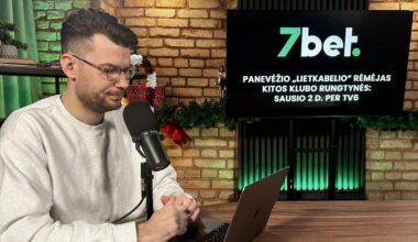 X faktorių mače prieš „Panathinaikos“ įvardinęs Lekšas barė „Žalgirio“ lyderį