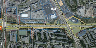 Šiaurinės gatvės sostinėje vizualizacija