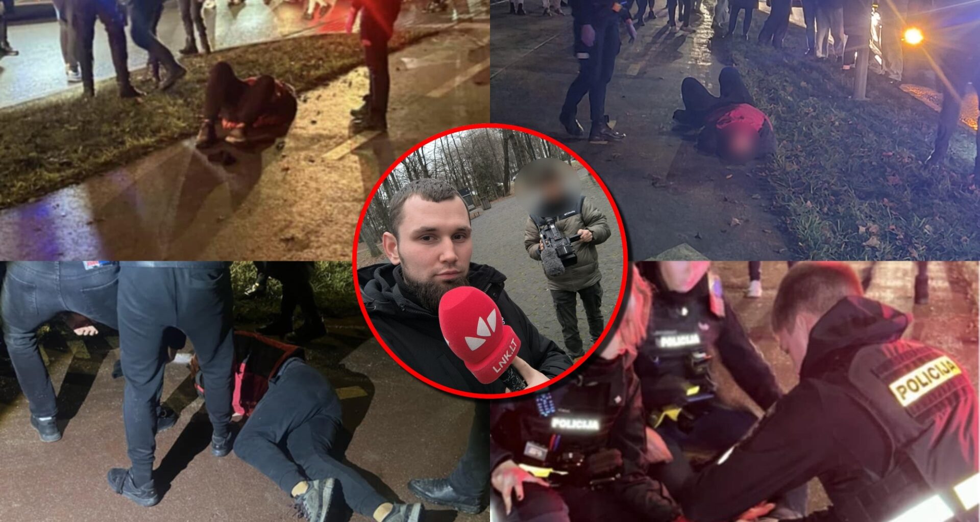 parke buvo rastas maišelis su perukais