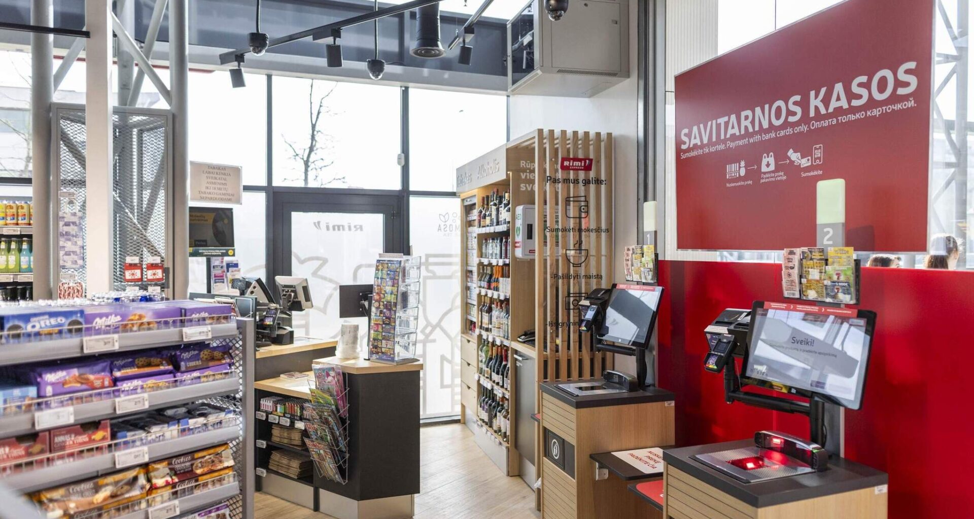 Kai kurių parduotuvių kasose - dideli pokyčiai: greitės apsipirkimas