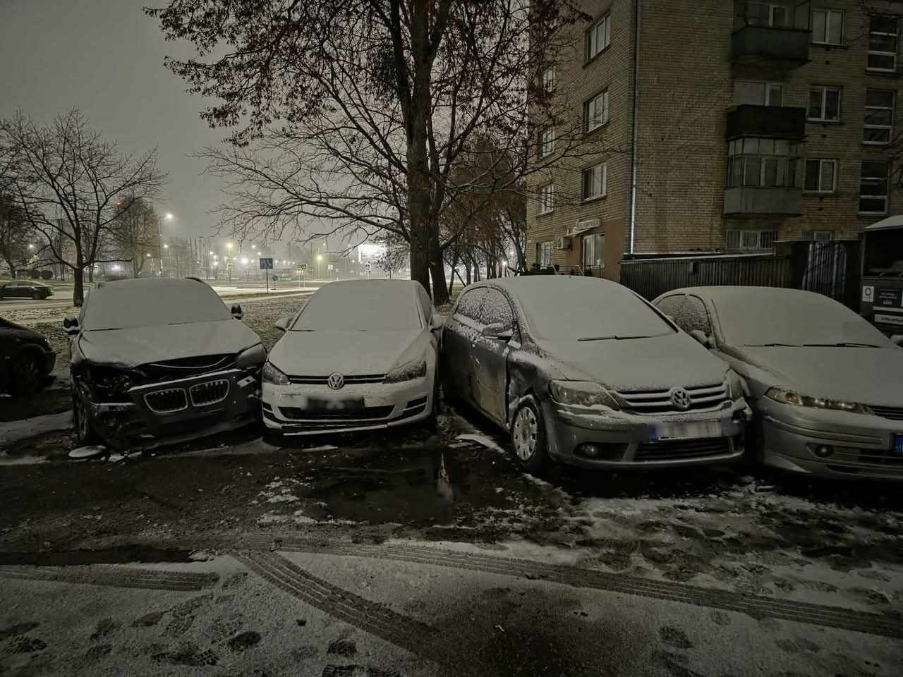 vairuotojas iš įvykio vietos pasišalino