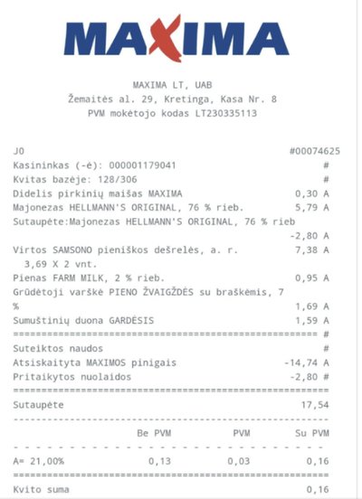 Paskolinusi „Maximos“ kortelę kitam pirkėjui moteris neteko sukauptų pinigų