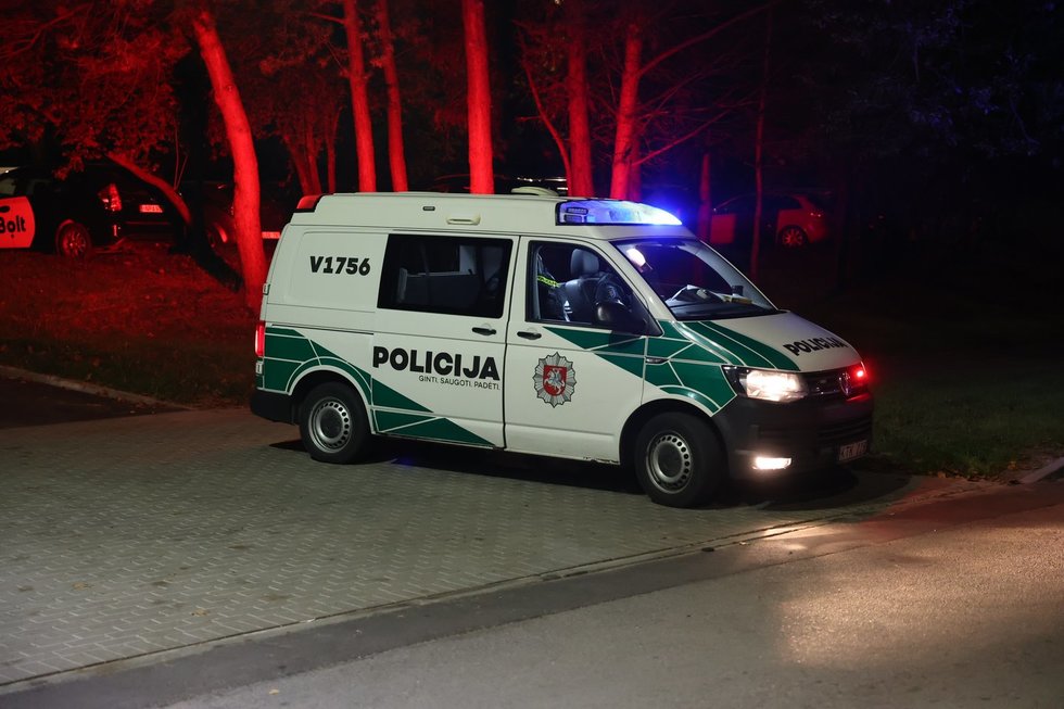 Girta jauna vairuotoja su išsinuomotu automobiliu naktį sukėlė masinę avariją (nuotr. Broniaus Jablonsko)