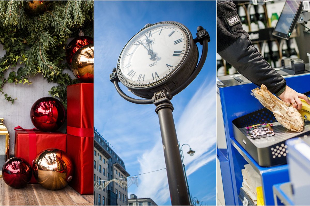 Parduotuvių darbo laikas per Kalėdas – įsidėmėkite vieną dieną