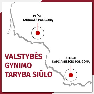 VGT pritarė sprendimui steigti poligoną Lazdijų rajone