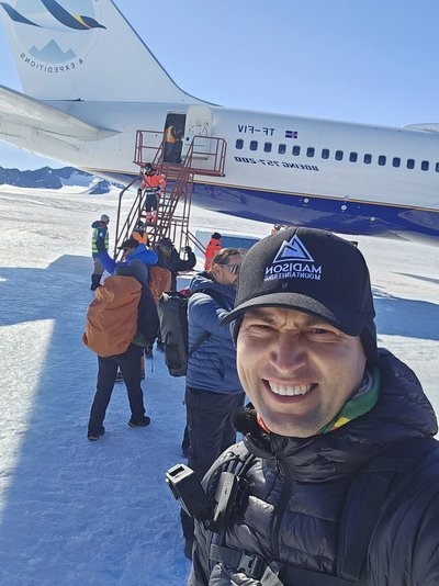 Nerijus Pranckevičius ir Justas Narkevičius atvyko į Antarktidą