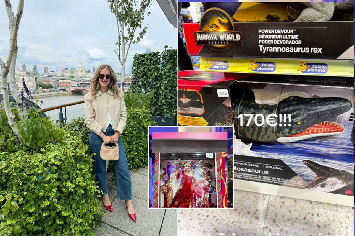 Palygino žaislų kainas Lietuvoje ir Anglijoje