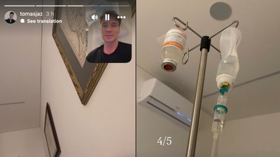 Tomas Jazdauskas prieš pat M1 apdovanojimus atsidūrė medikų rankose