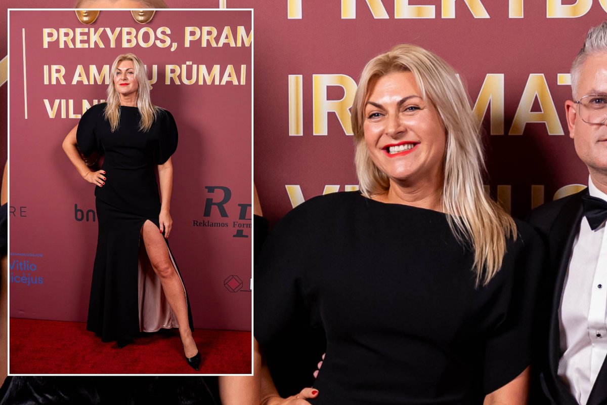 Visų žvilgsniai – tik į ją: Eglės Jackaitės suknelės skeltukas kaitino susirinkusiųjų kraują