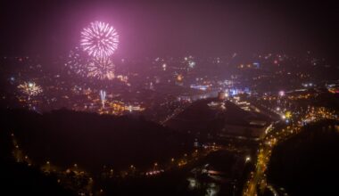 Tik du didieji miestai Naujuosius metus sutiks su fejerverkais