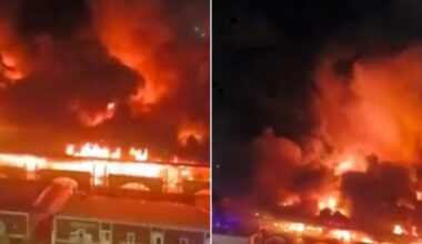 Sankt Peterburge – milžiniškas gaisras