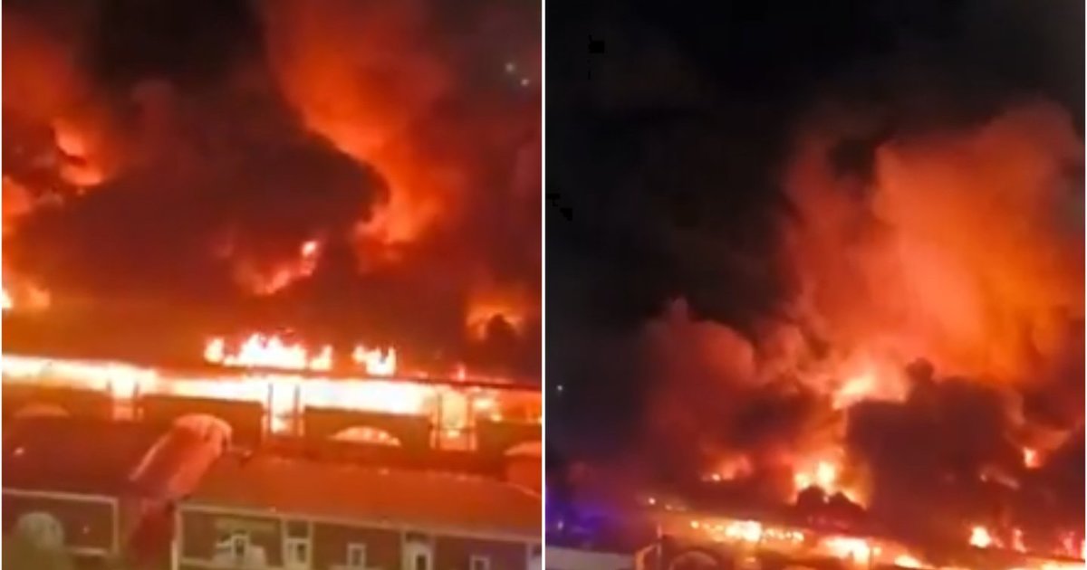 Sankt Peterburge – milžiniškas gaisras