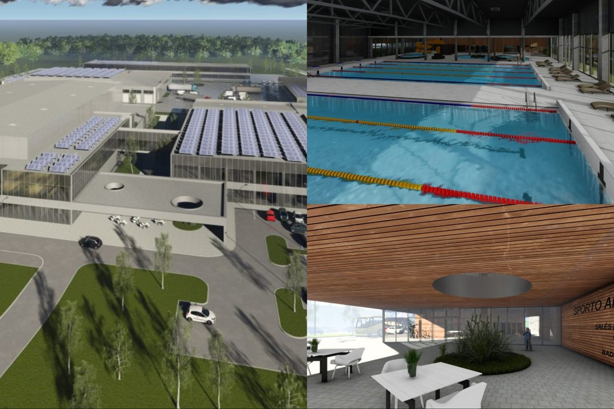 Vilniaus rajone planuojamas sporto kompleksas su baseinu, SPA