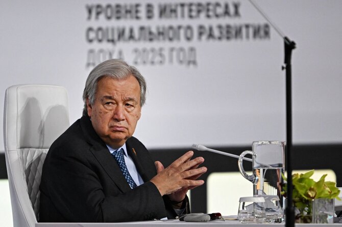 Antonio Guterresas / MAHMUD HAMS / AFP