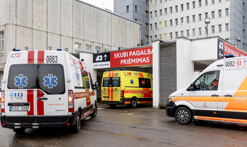 Apgultis Lazdynų ligoninės skubios pagalbos skyriuje