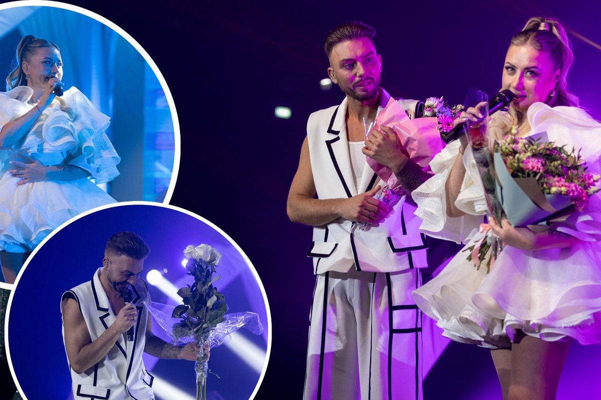 Ką tik susituokusių Viktoro ir Sandros Vaikšnorų vestuvių vakarėlį galėjo stebėti visi norintys