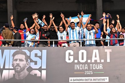 Lionelis Messi ir jo turas Indijoje