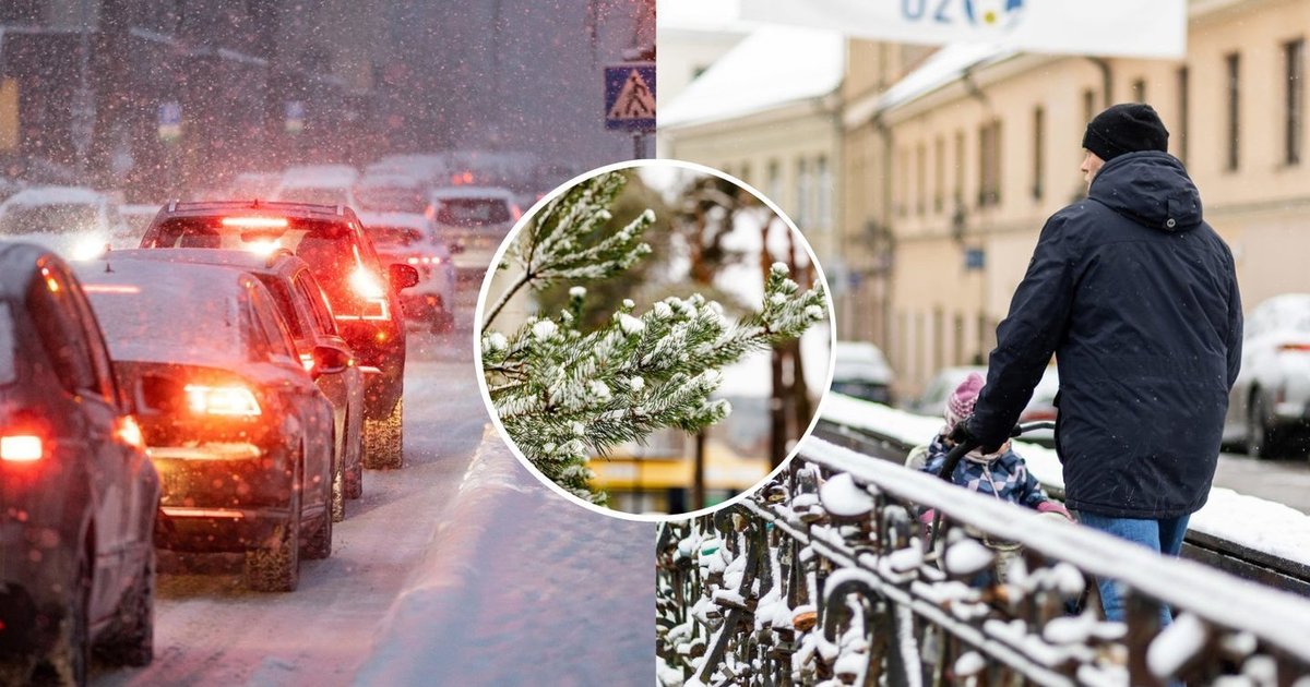 Jau aišku, ar bus balta per šventes: štai kokie orai laukia Lietuvoje