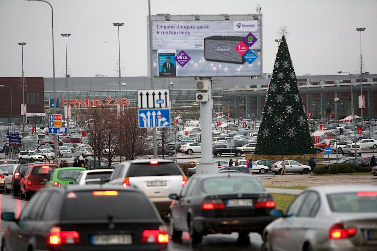 Prieškalėdinis savaitgalis Klaipėdoje virto chaosu