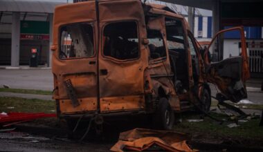 Ukrainoje į avariją pateko mokyklinis autobusas, žuvo du žmonės