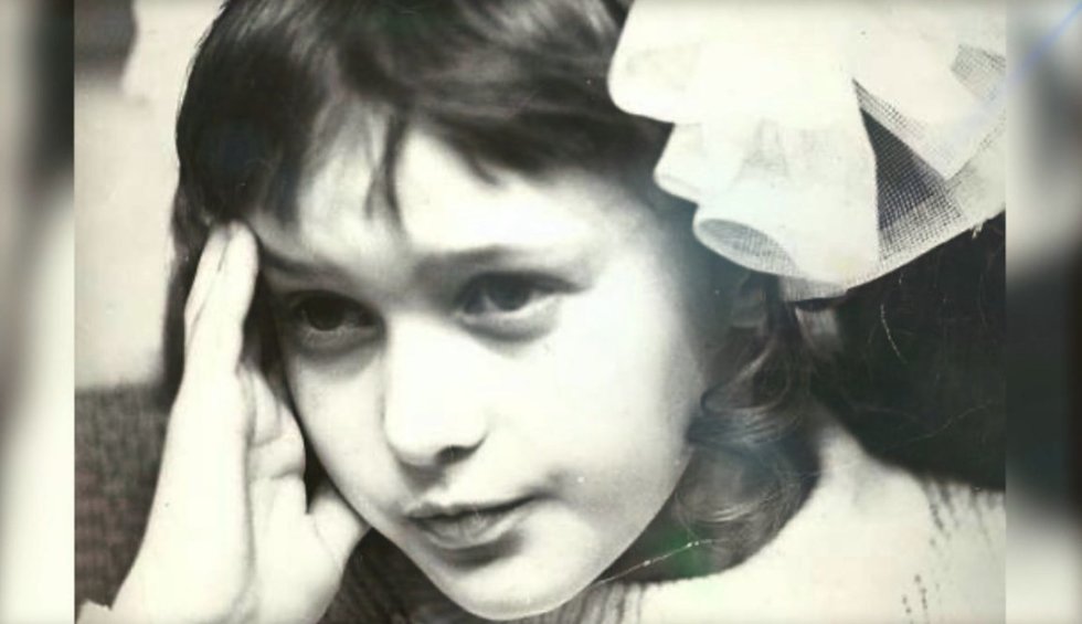 Džordana Butkutė vaikystėje (nuotr. asm. archyvas) 