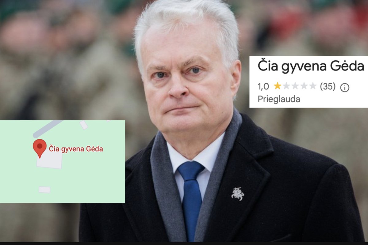 „Google Maps“: prezidento namai pervadinti „Čia gyvena Gėda“