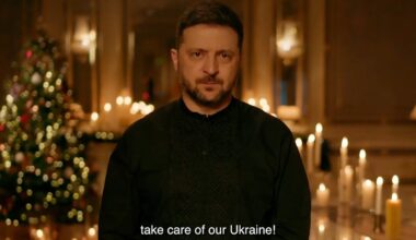 Zelenskio kalėdinis sveikinimas: Rusija negali okupuoti mūsų vienybės