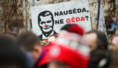 „Žalgirio“ ir „Ryto“ fanai – vieningi protesto tema