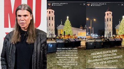 Juozas Statkevičius pasisakė apie šalia Vilniaus eglės esančią netvarką