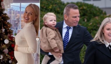 Baltųjų rūmų spaudos sekretorė Karoline Leavitt vėl laukiasi