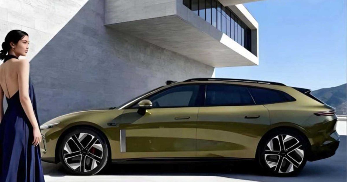 Įspūdingas kiniškas elektrinis automobilis: trys varikliai, generatorius ir LiDAR ant stogo