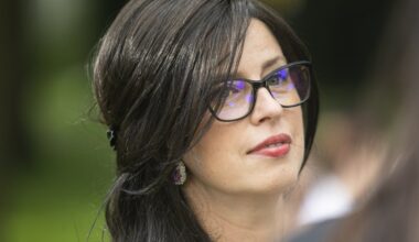 Istorinis momentas Agne Petravičienei – pirmąkart parodė savo vyrą