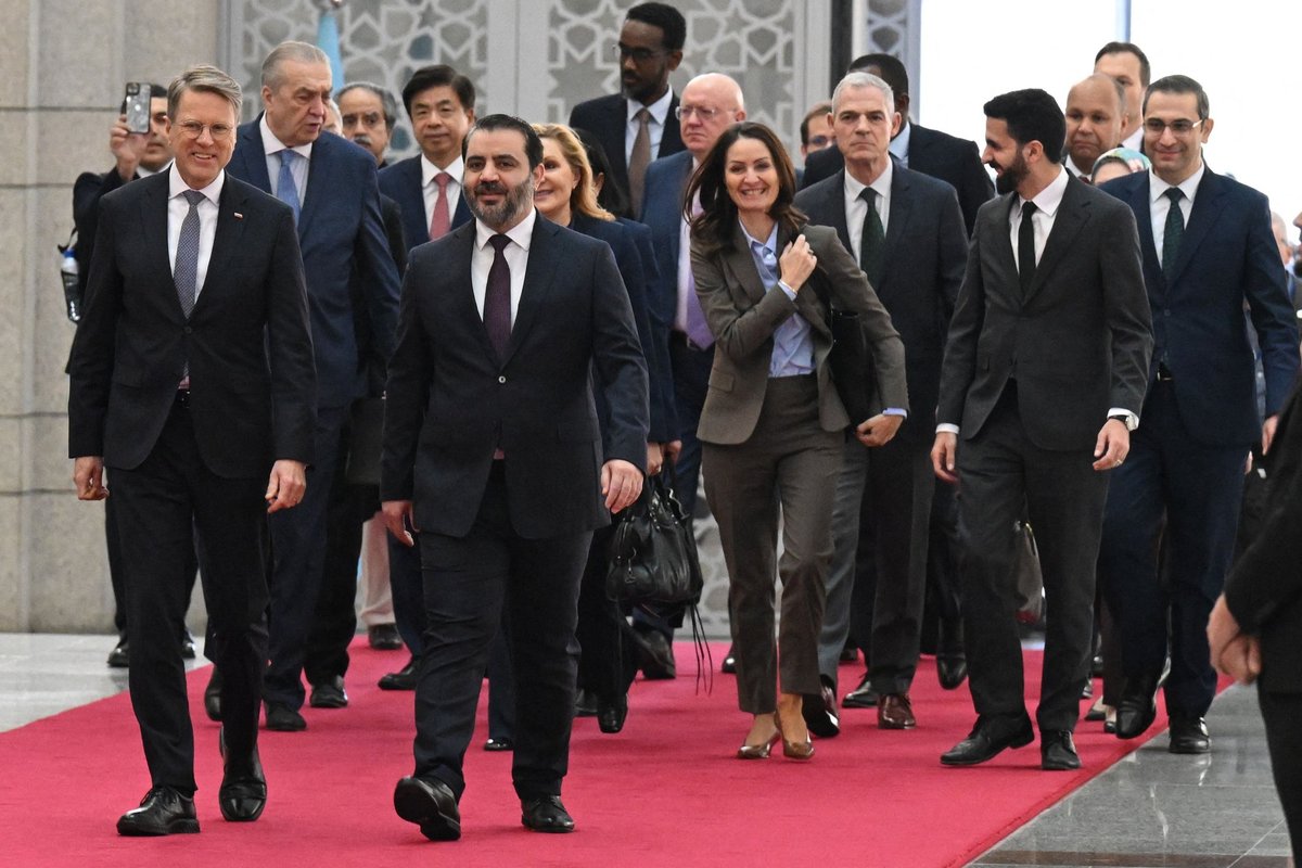 Sirijoje pirmą kartą istorijoje lankėsi JT Saugumo Tarybos delegacija