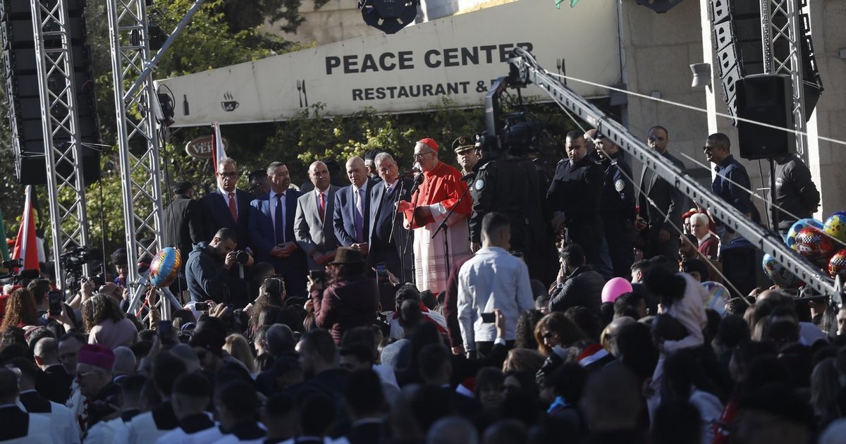 Betliejuje – tūkstančiai žmonių: susirinko po dvejų metų karo