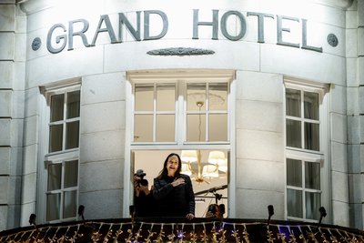 Nobelio taikos premijos laureatė Machado pirmą kartą per 11 mėnesių pasirodė viešumoje