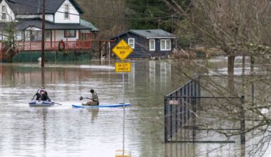 JAV Vašingtono valstijoje kilo dideli potvyniai