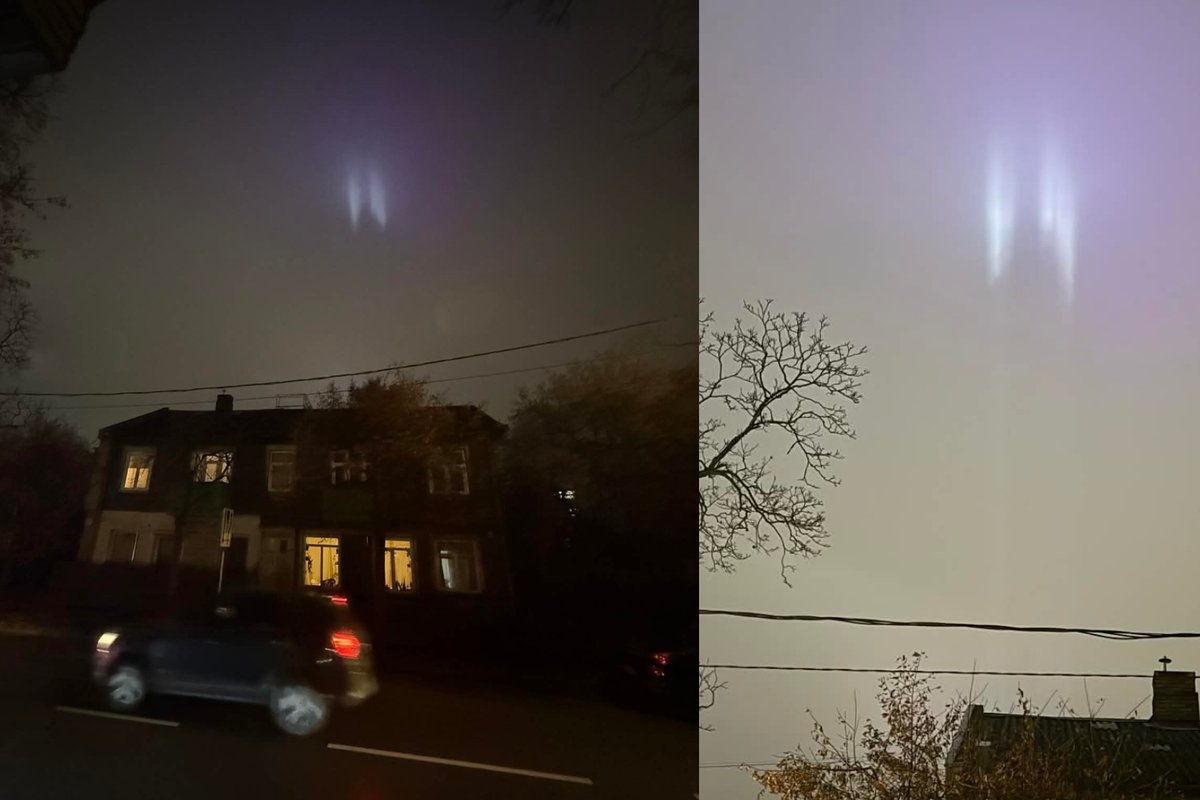 Ryškius darinius danguje išvydę Vilniaus gyventojai puolė fotografuoti: kas ten vyksta?