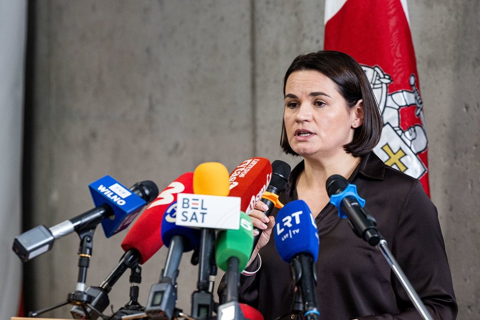 Sviatlana Cichanouskaja BNS Foto