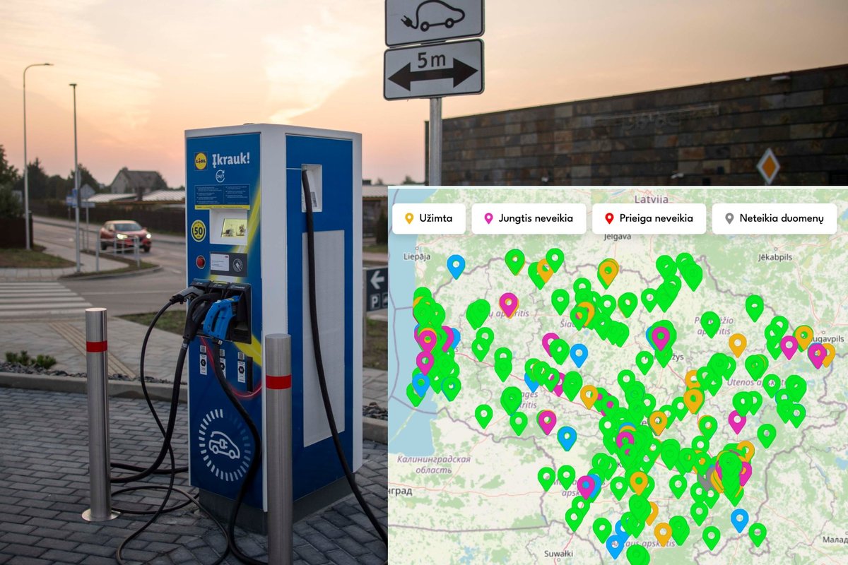 Pasitikrink, ar tavo maršrute yra elektromobilio įkrovimo stotelė: ar ji gali būti naudojama kaip generatorius?