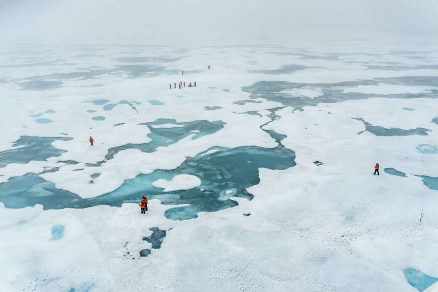 Dano Pankevičiaus asmeninio archyvo nuotr. / Dano Pankevičiaus ekspedicija ledlaužiu į Šiaurės ašigalį