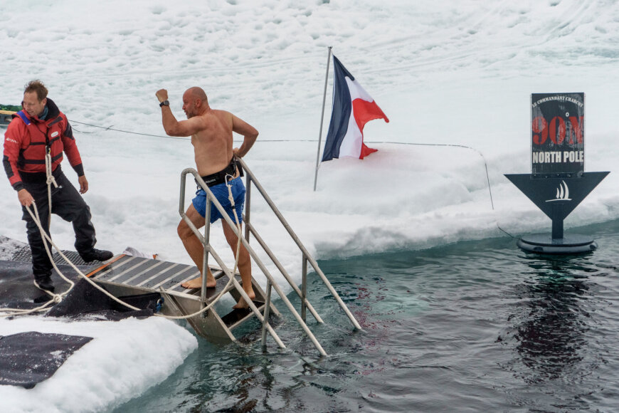 Dano Pankevičiaus asmeninio archyvo nuotr. / Dano Pankevičiaus ekspedicija ledlaužiu į Šiaurės ašigalį